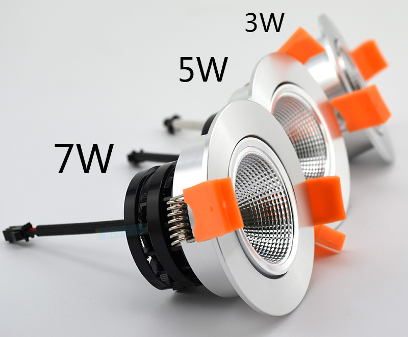 Foco DOWNLIGHT empotrable en techo 3w-5w-7w - Imagen 4