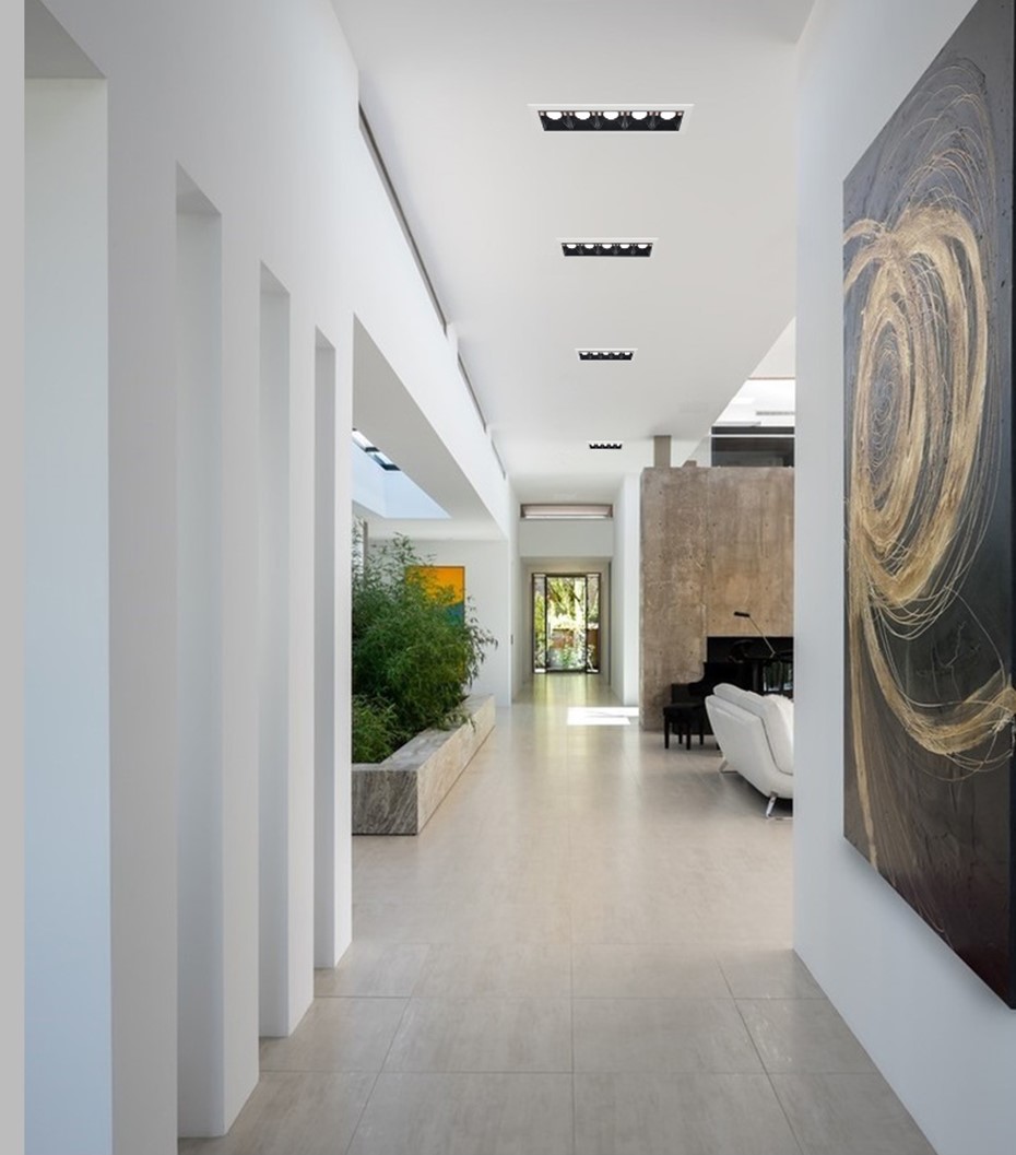 Proyector lineal empotrado en techo potencias desde 2W hasta 20W, múltiples LED, decoración nórdica - Imagen 16