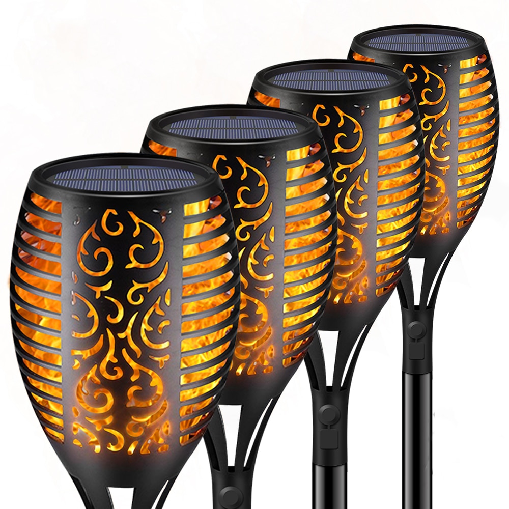 Antorchas iluminacion exterior energía solar
