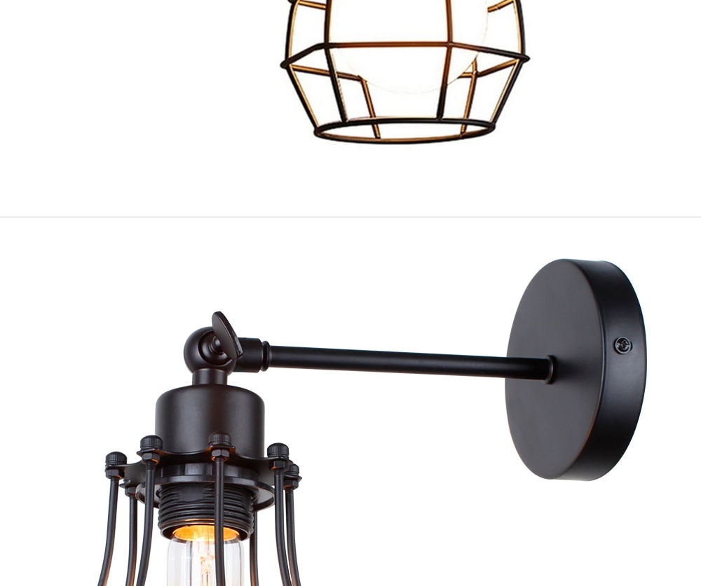 Apliques de pared estilo vingate, admiten bombillas E27desde 2W hasta 15W - Imagen 19