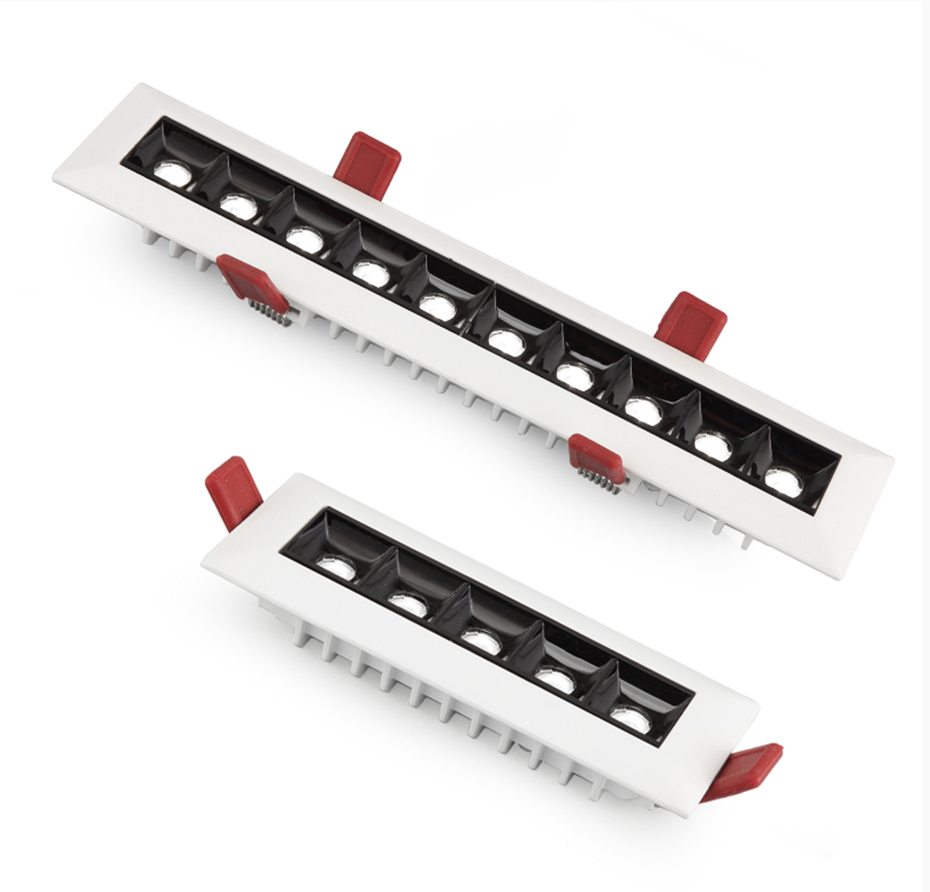 Proyector lineal empotrado en techo potencias desde 2W hasta 20W, múltiples LED, decoración nórdica - Imagen 11