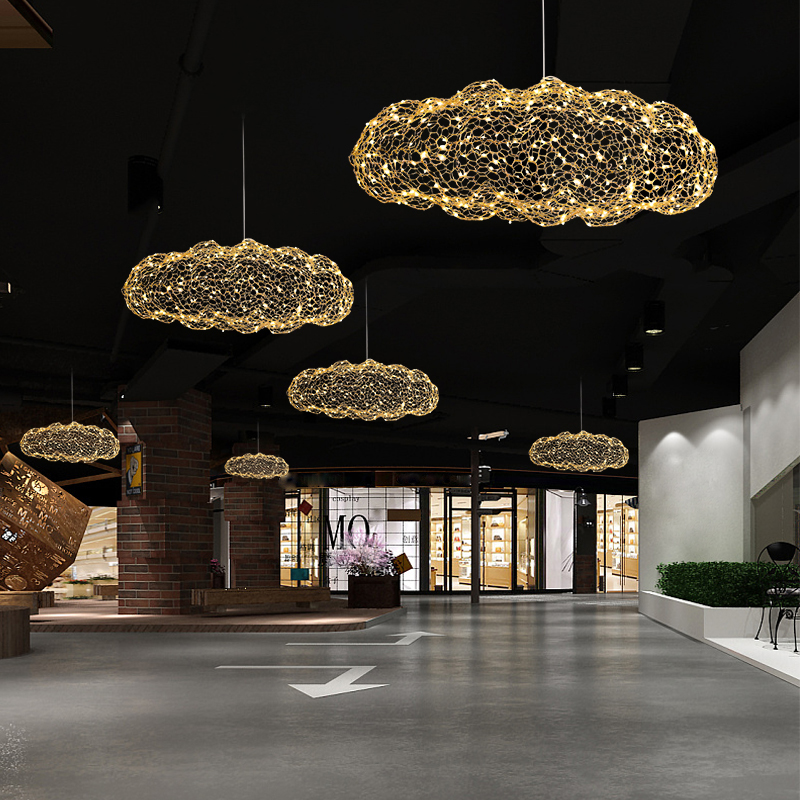 Original nube colgante estrellada carácter único y espectacular + 100 leds