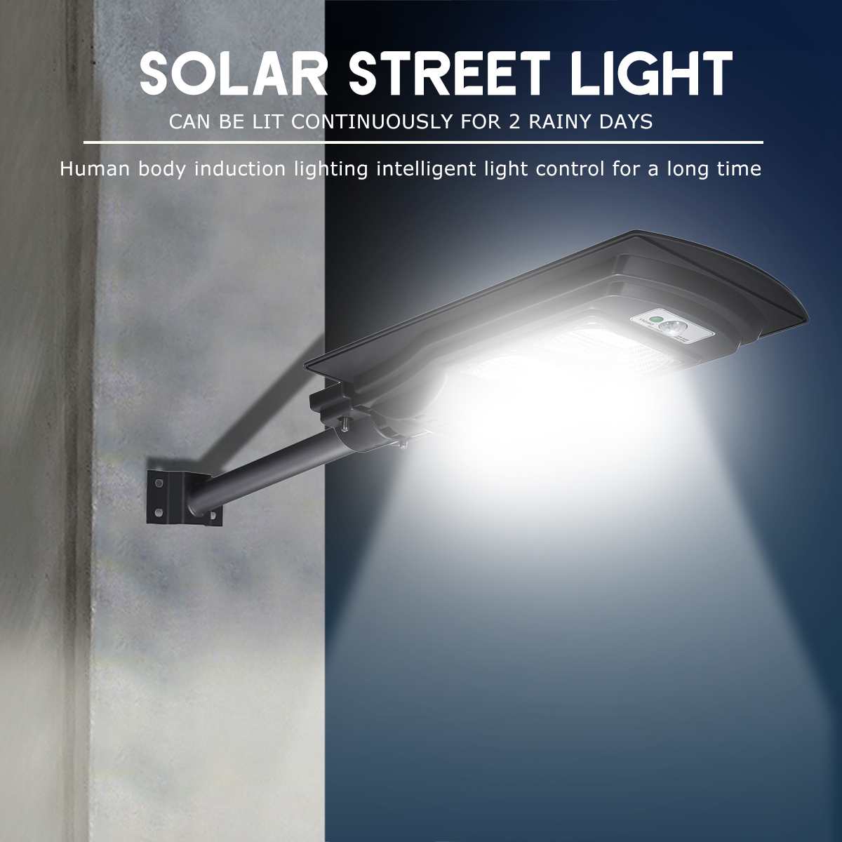 Farola con energía solar encendido automático por movimiento, potencia 60W, 90W, 150W - Imagen 4