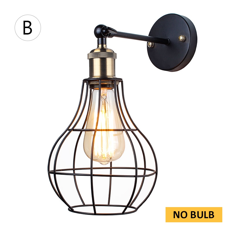 Apliques de pared estilo vingate, admiten bombillas E27desde 2W hasta 15W - Imagen 8