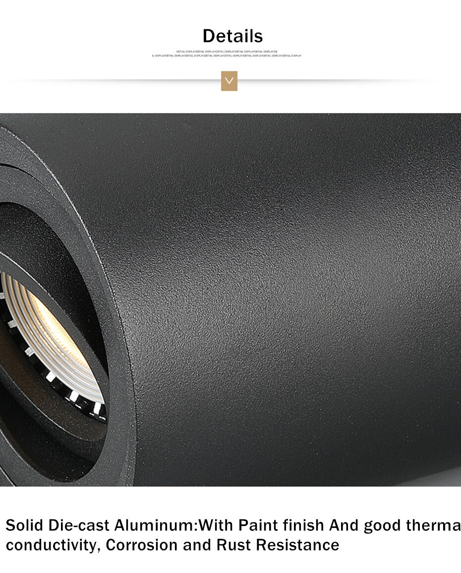 Foco doble LED para techos, instalado en superficie, potencias 10W y 14W, NO REGULABLE - Imagen 10