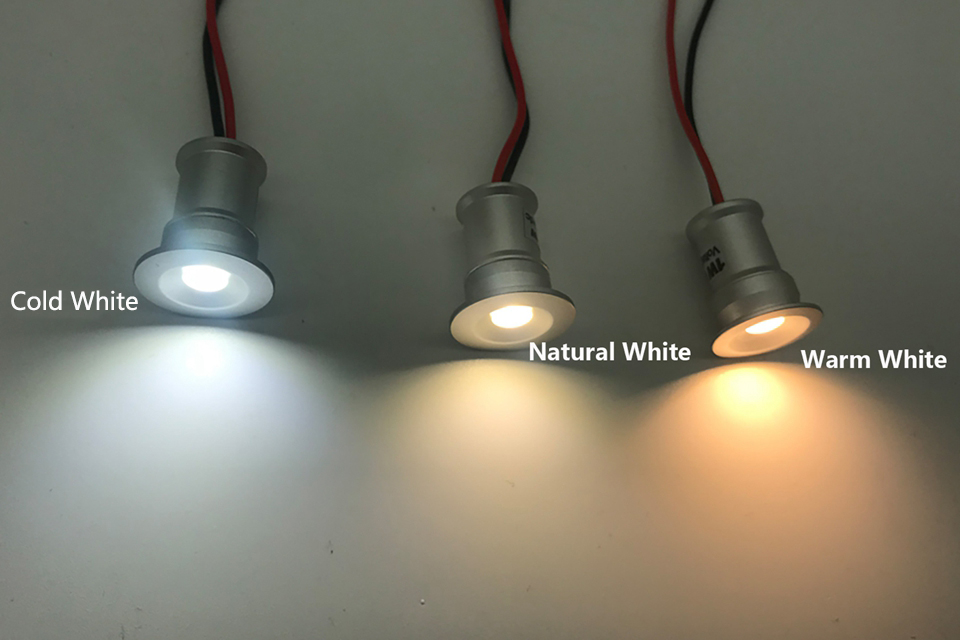 Lote 9 mini focos de 1 W empotrables en techo 12V , ideales iluminación decorativa puntual - Imagen 10