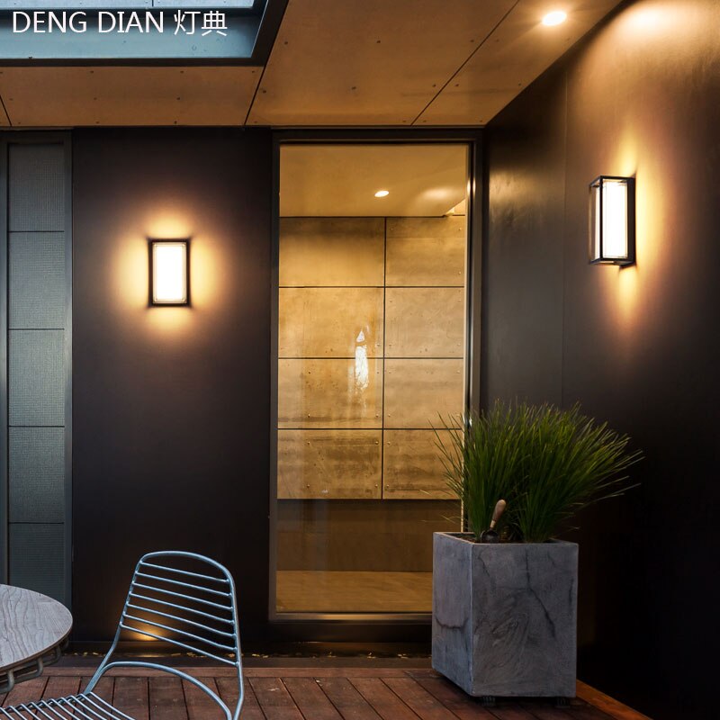 Aplique pared exterior jardines muros accesos - Imagen 4