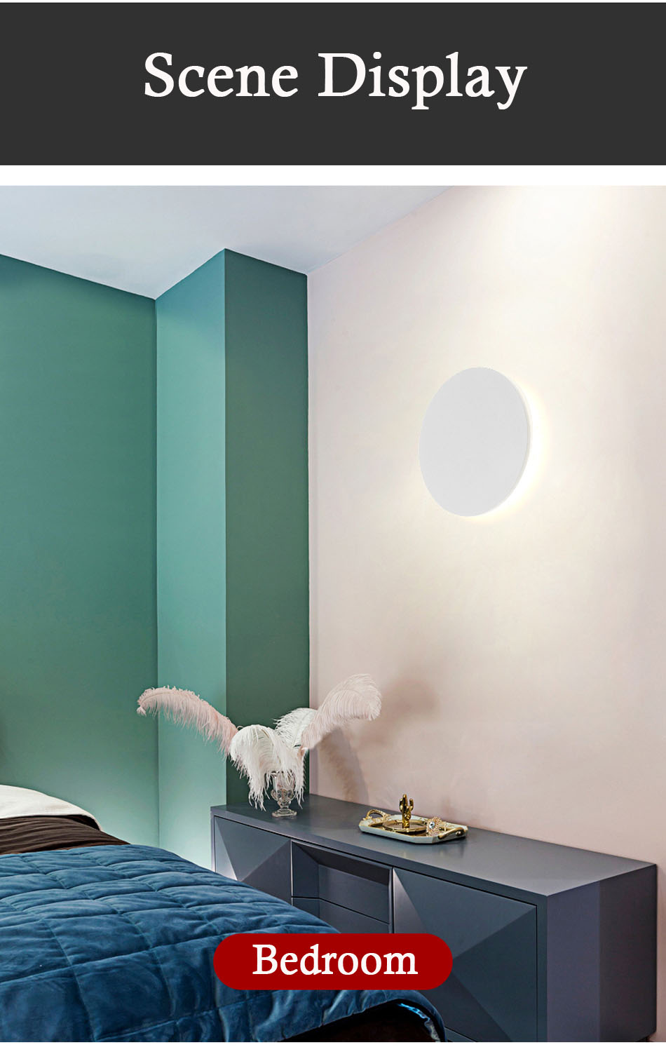 Moderno plafón de pared para dormitorio salón recibidores, diseño elegante estilo nórdico - Imagen 21