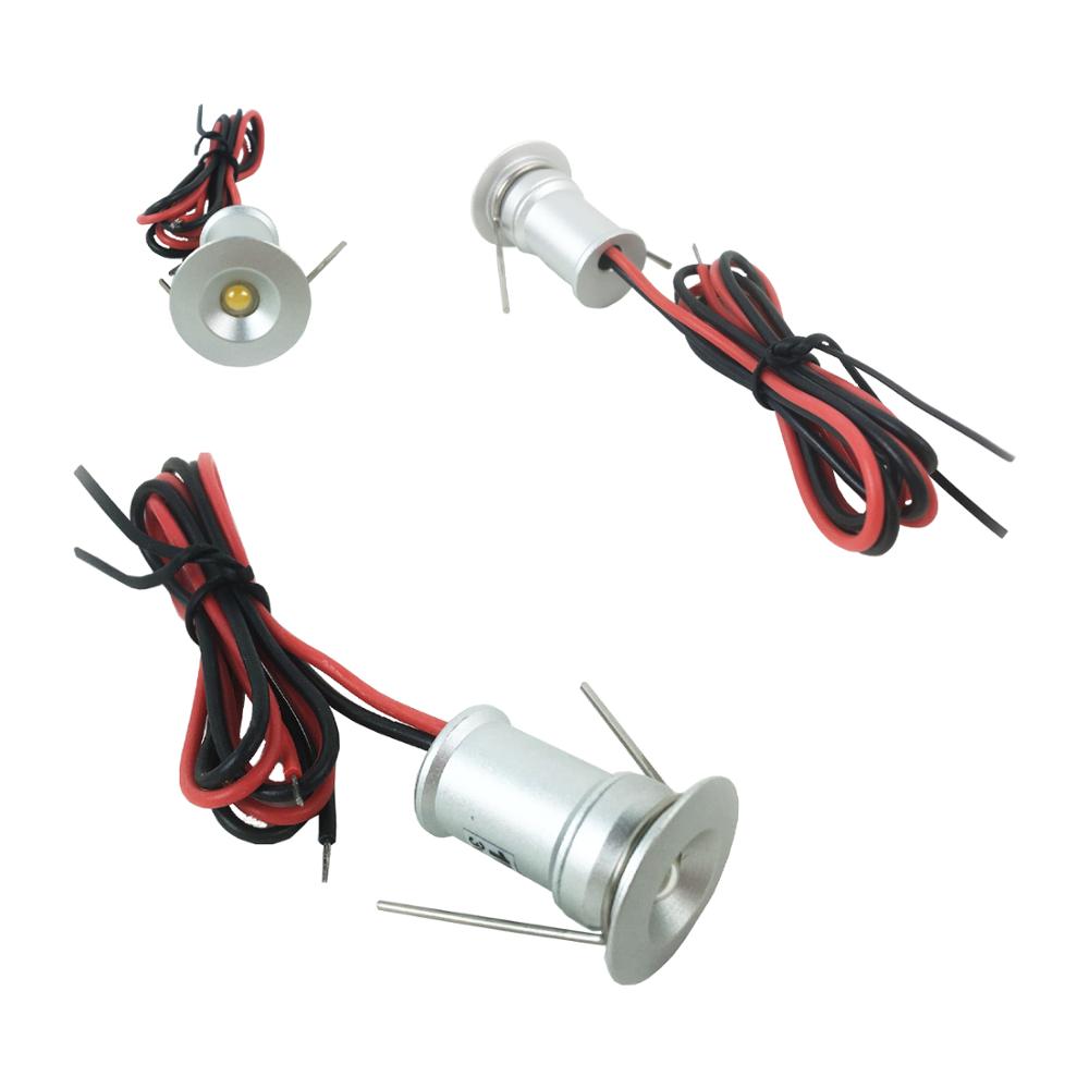 Lote 9 mini focos de 1 W empotrables en techo 12V , ideales iluminación decorativa puntual - Imagen 6