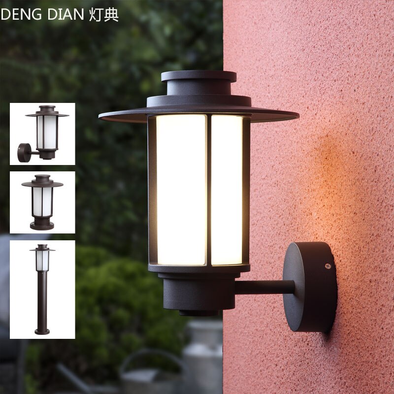 Aplique pared para exterior arquitectura moderna casquillo bombilla E27 - Imagen 3