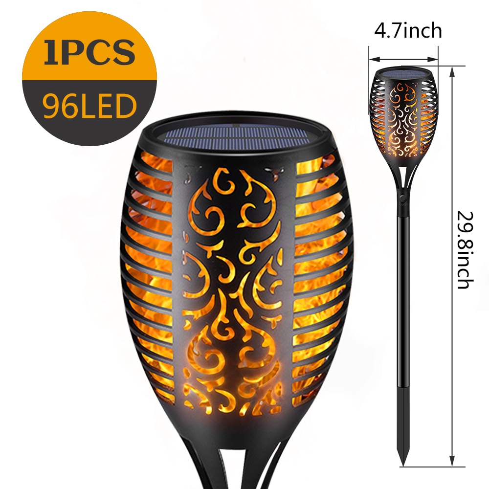 Antorchas iluminacion exterior energía solar - Imagen 8