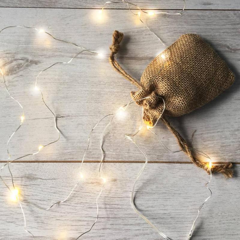 Tira de led decorativa con 100/200 leds intemperie, cableado flexible. - Imagen 17