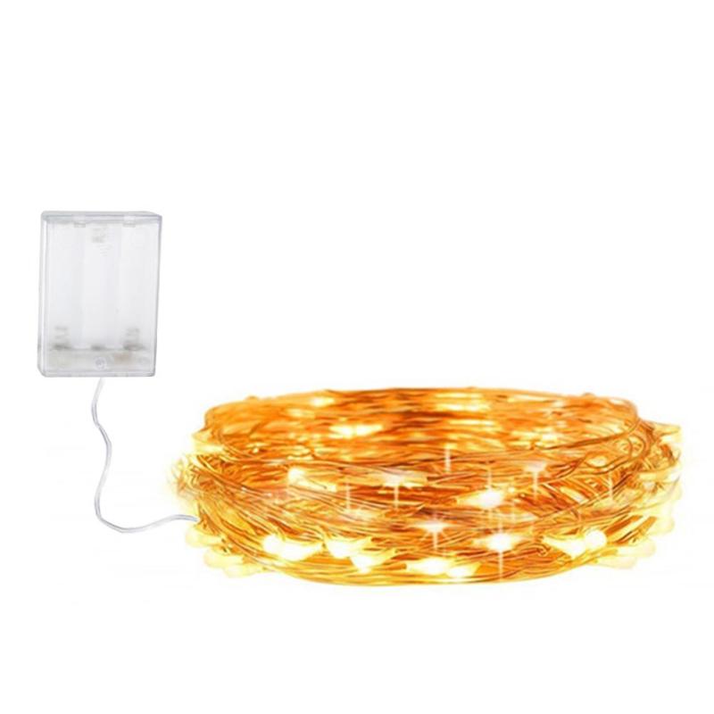 Tira de led decorativa con 100/200 leds intemperie, cableado flexible. - Imagen 7