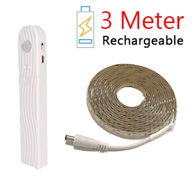 Tiras de led de 1m 2m o 3m para escaleras pasamanos luz indirecta encendido automático - Imagen 13