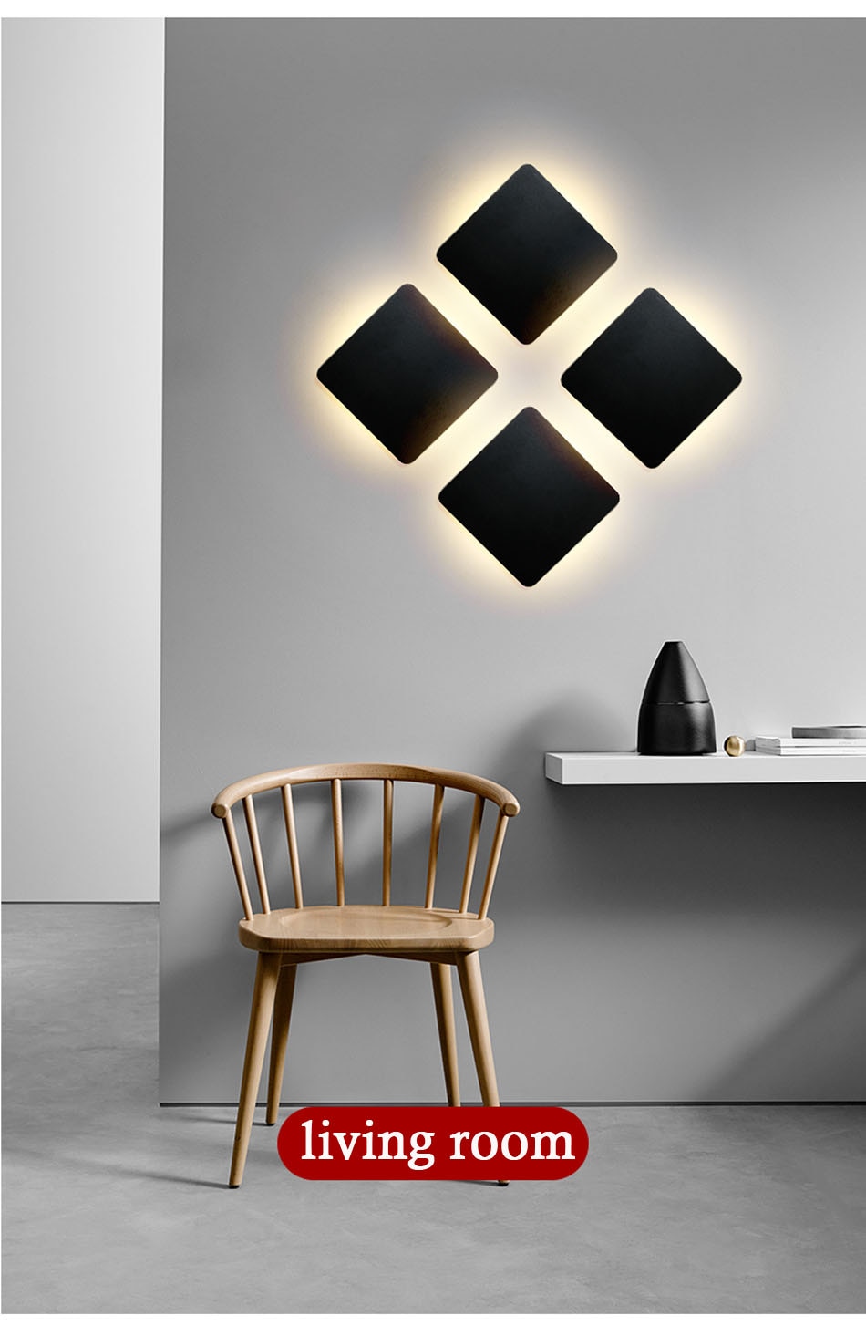 Moderno plafón de pared para dormitorio salón recibidores, diseño elegante estilo nórdico - Imagen 23