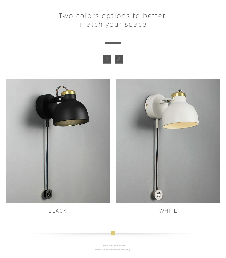 Lámpara cabecero cama lectura orientable, control de color luz y brillo variable. - Imagen 15