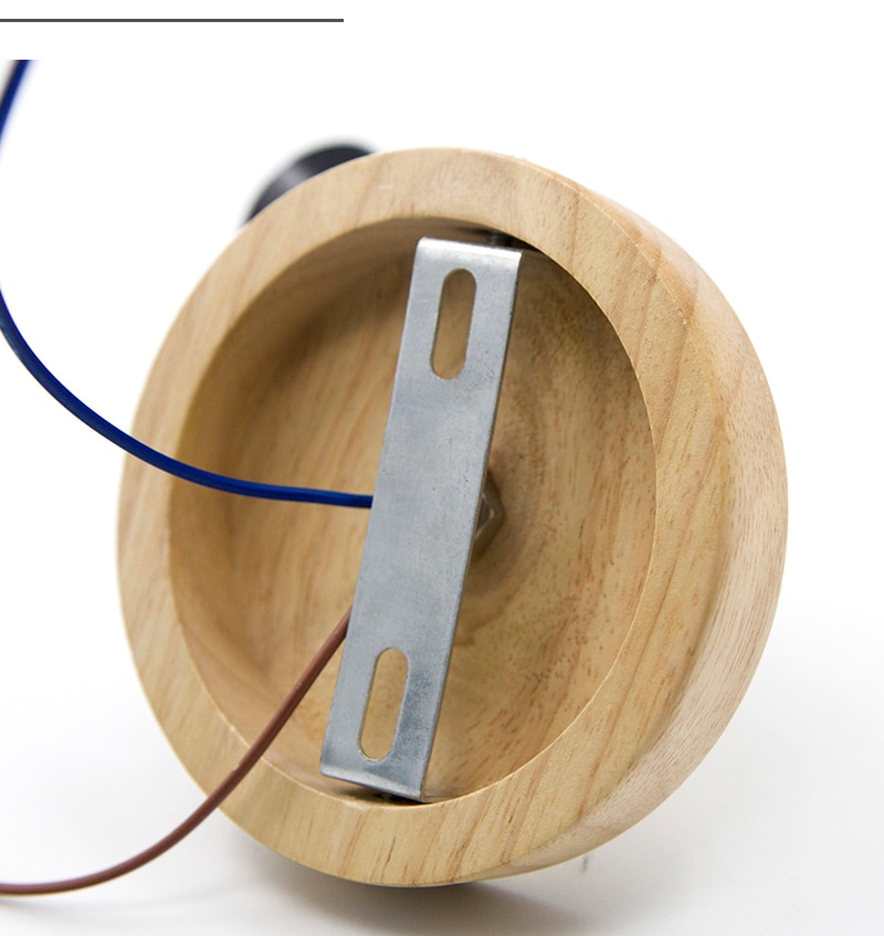 Aplique con base de madera estilo Industrial (Black) - Imagen 17