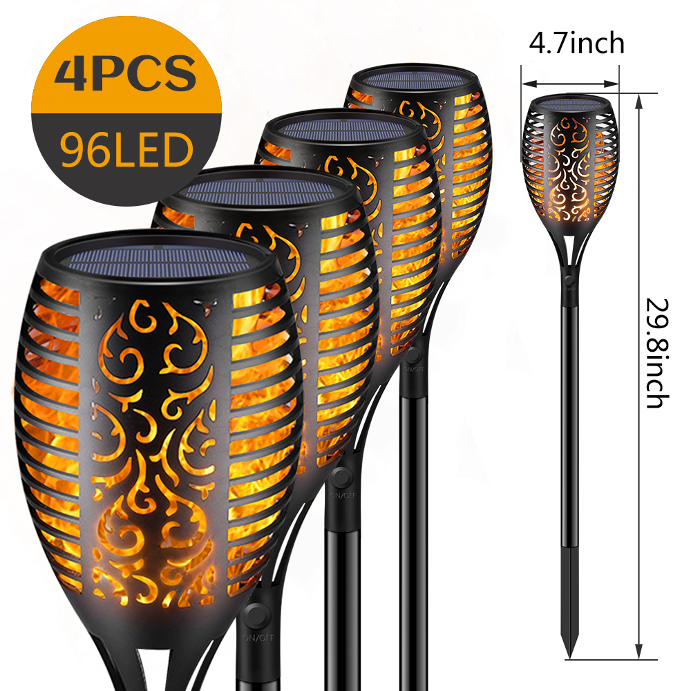 Antorchas iluminacion exterior energía solar - Imagen 11