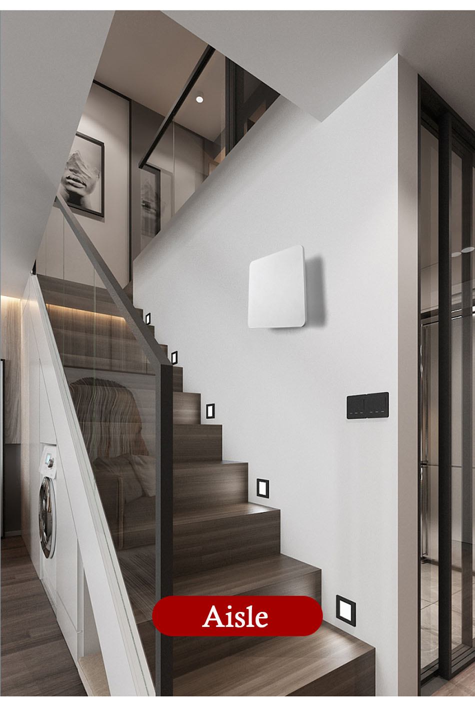 Moderno plafón de pared para dormitorio salón recibidores, diseño elegante estilo nórdico - Imagen 22