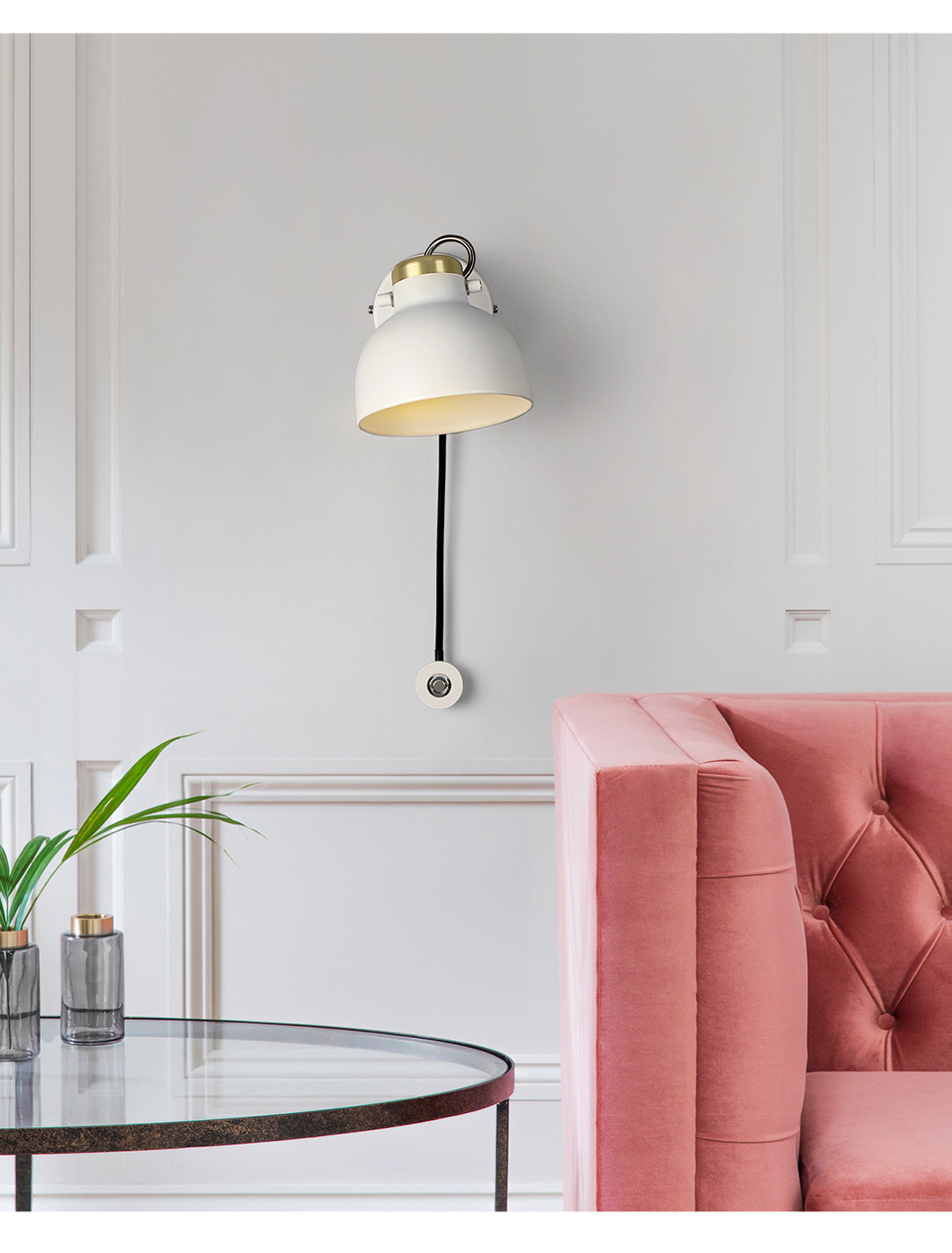 Lámpara cabecero cama lectura orientable, control de color luz y brillo variable. - Imagen 17