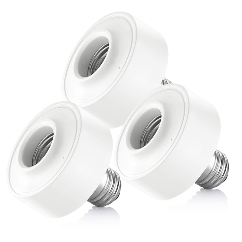 Casquillo portalámparas inteligente Wifi. Para bombillas E27, control por voz Google Home Alexa - Imagen 3