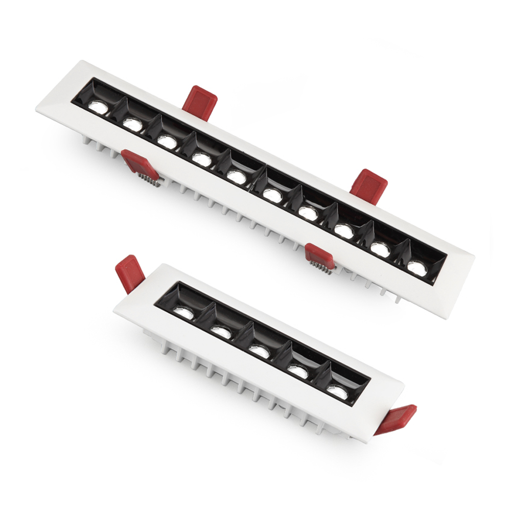 Proyector lineal empotrado en techo potencias desde 2W hasta 20W, múltiples LED, decoración nórdica - Imagen 5