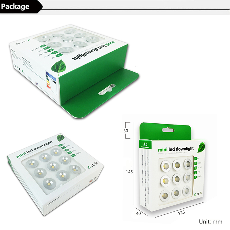 Lote 9 mini focos de 1 W empotrables en techo 12V , ideales iluminación decorativa puntual - Imagen 4