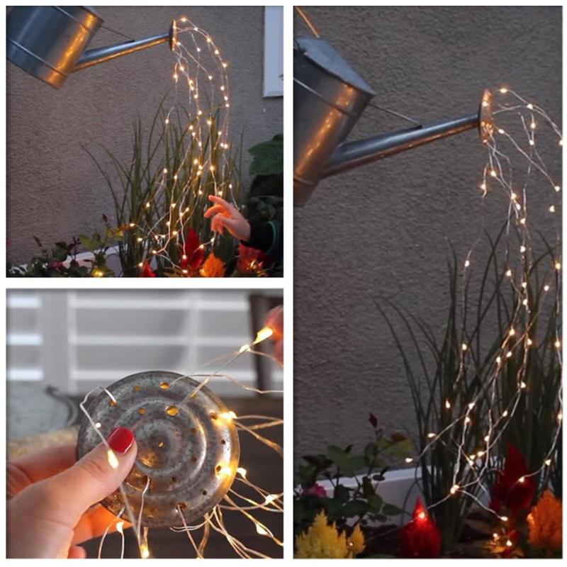 Tira de led decorativa con 100/200 leds intemperie, cableado flexible. - Imagen 20