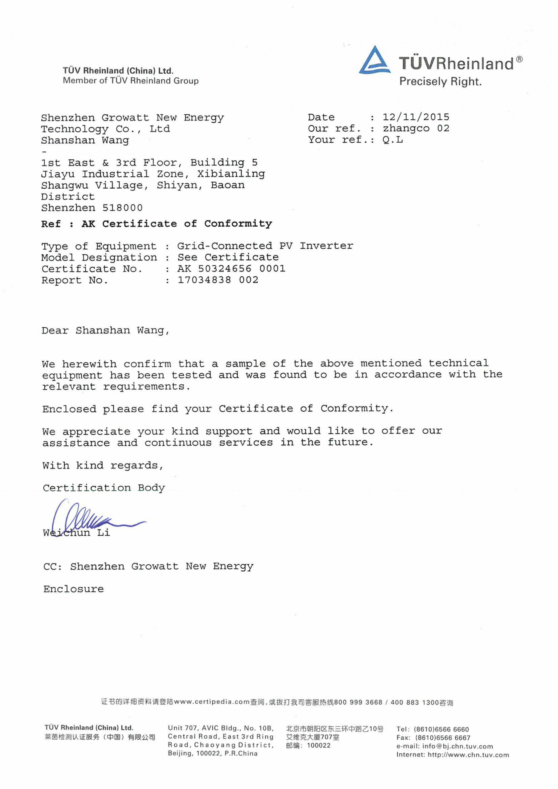 Inversor para energía solar conexión a red 12Kw 13Kw 15Kw trifásicos marca GROWATT - Imagen 12