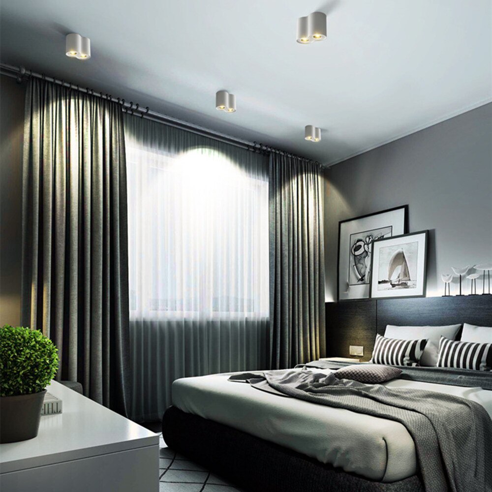 Foco doble LED para techos, instalado en superficie, potencias 10W y 14W, NO REGULABLE - Imagen 9