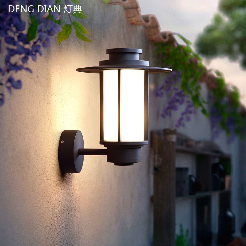 Aplique pared para exterior arquitectura moderna casquillo bombilla E27 - Imagen 5