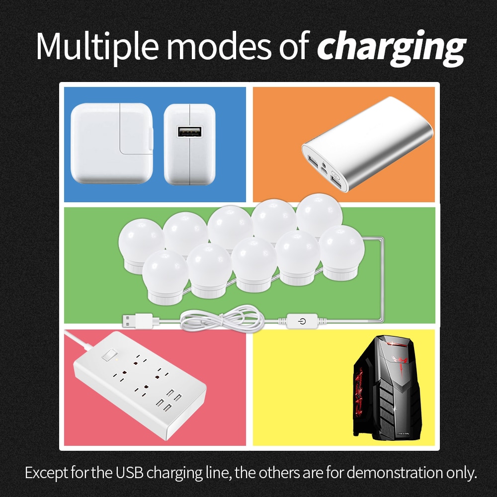 Aplique luz tocador o espejo maquillaje - Imagen 4