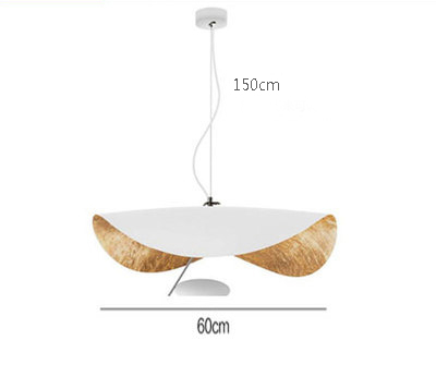 Lámpara de techo estilo ondulado reflejos dorados - Imagen 10