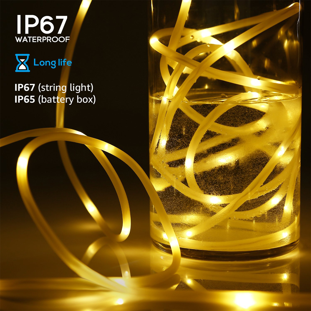 Tira de led energía solar de 7m y 12m - Imagen 2