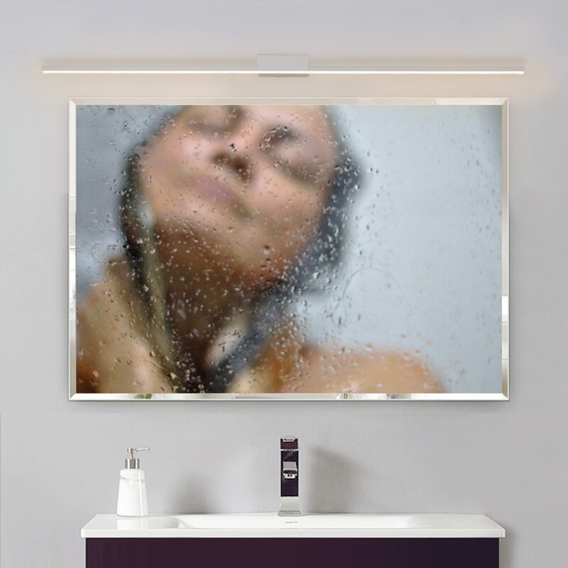 Aplique espejo baño elegante línea de diseño funcional minimalista - Imagen 5