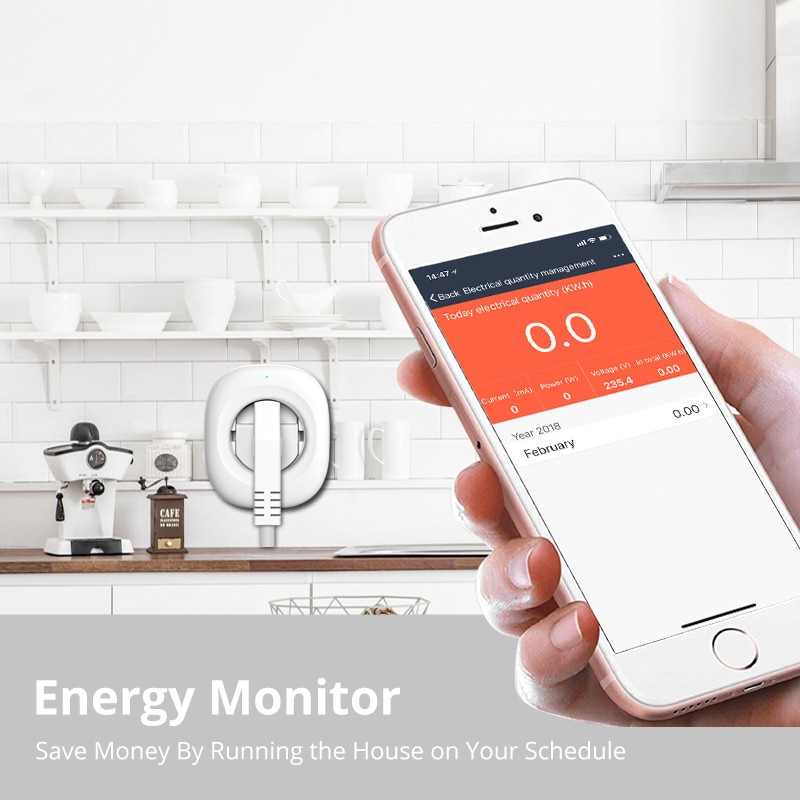 Enchufe WiFi inteligente con salida USB 5V, control por voz Alexa Google - Imagen 4