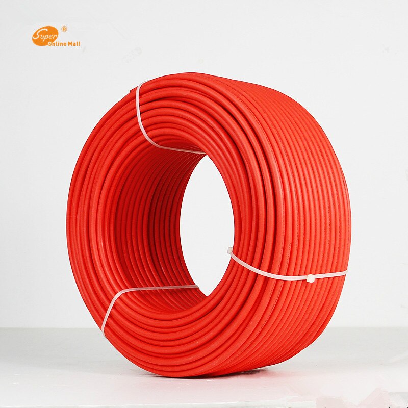 Rollo cable de 5 metros rojo o negro para instalaciones energia solar, sección 4mm, conectores MC4 - Imagen 3