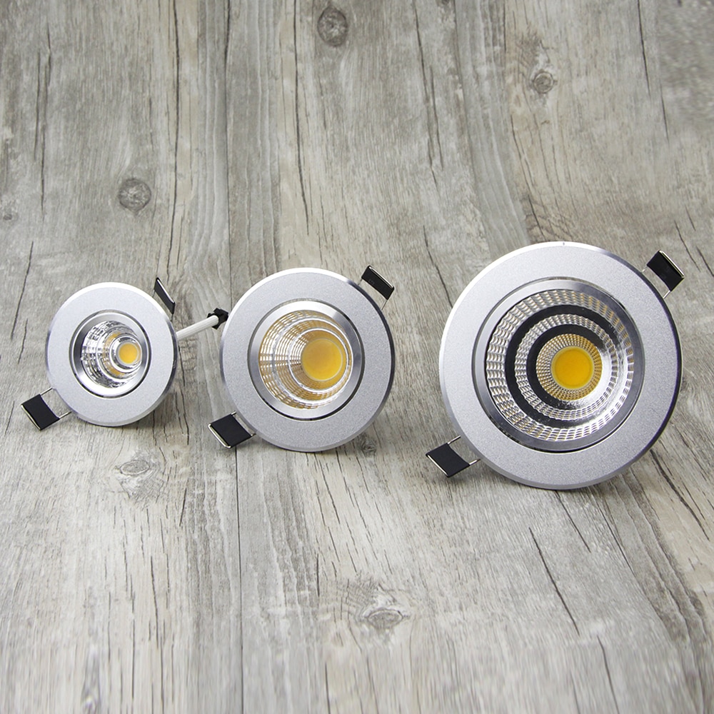 Foco regulable LED Downlight empotrable en el techo 6W 9W 12W 15W