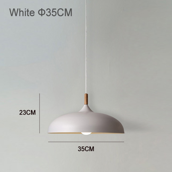 Incluye bombilla LED de 12w como regalo varios colores luz colgante de comedor negro amarillo azul E27 lámparas colgantes para dormitorio Hotel - Imagen 21