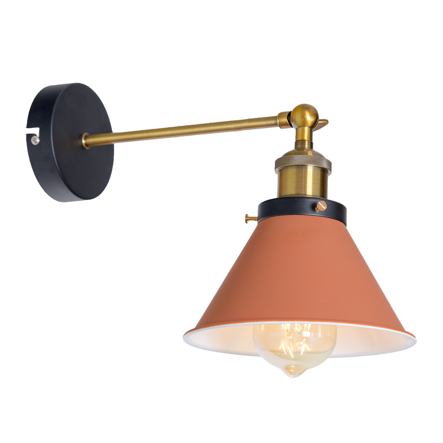 Aplique pared estilo industrial vintage, lámpara de lectura, lámpara cabecero cama mod 10074 - Imagen 18