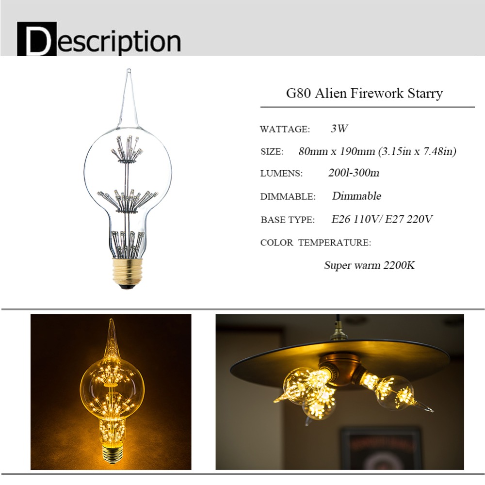 Bombillas LED de filamento formas originales 230V - Imagen 25