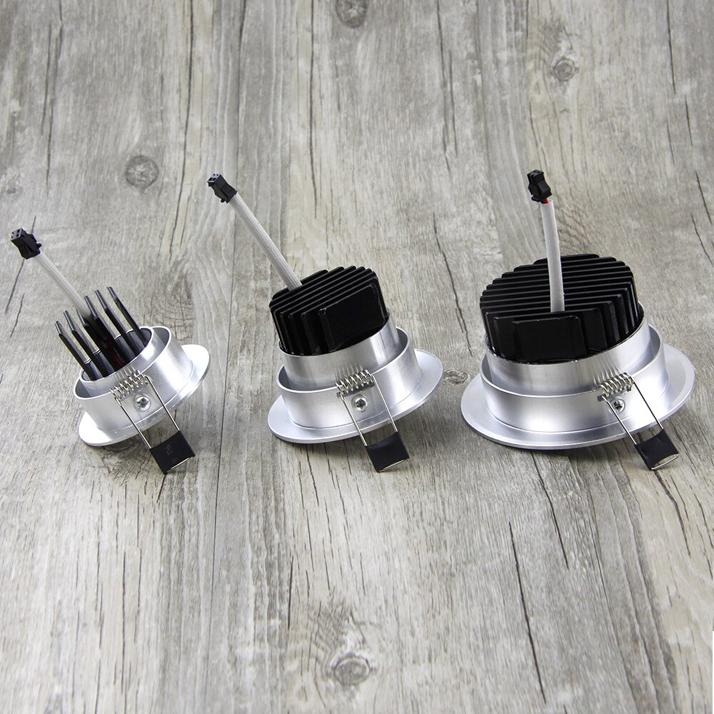 Foco regulable LED Downlight empotrable en el techo 6W 9W 12W 15W - Imagen 3