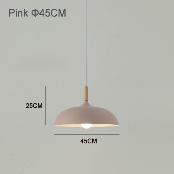 Incluye bombilla LED de 12w como regalo varios colores luz colgante de comedor negro amarillo azul E27 lámparas colgantes para dormitorio Hotel - Imagen 9