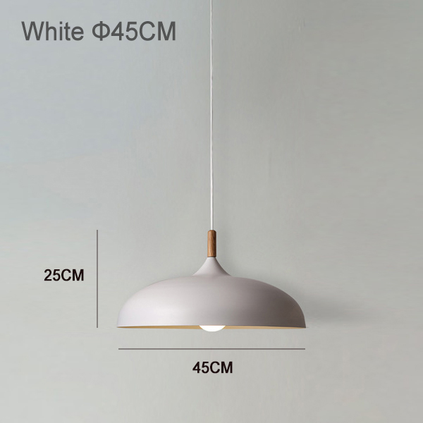 Incluye bombilla LED de 12w como regalo varios colores luz colgante de comedor negro amarillo azul E27 lámparas colgantes para dormitorio Hotel - Imagen 8