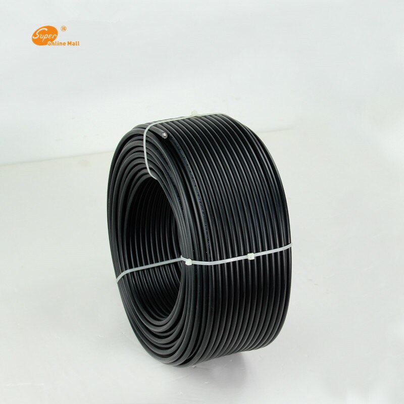 Rollo cable de 5 metros rojo o negro para instalaciones energia solar, sección 4mm, conectores MC4 - Imagen 2