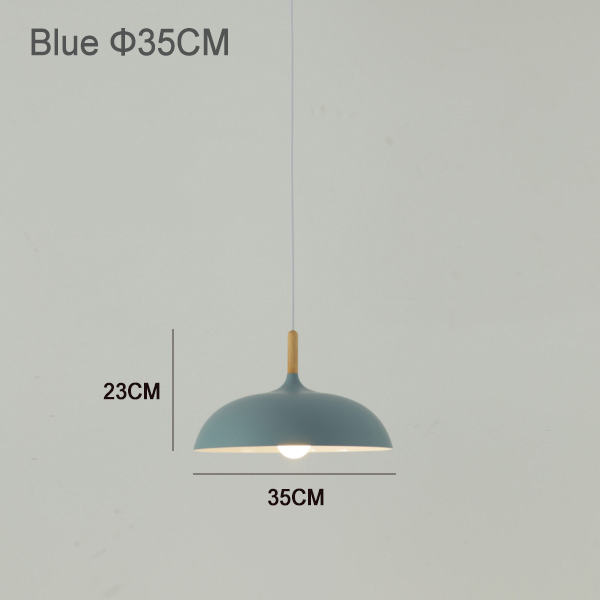 Incluye bombilla LED de 12w como regalo varios colores luz colgante de comedor negro amarillo azul E27 lámparas colgantes para dormitorio Hotel - Imagen 14