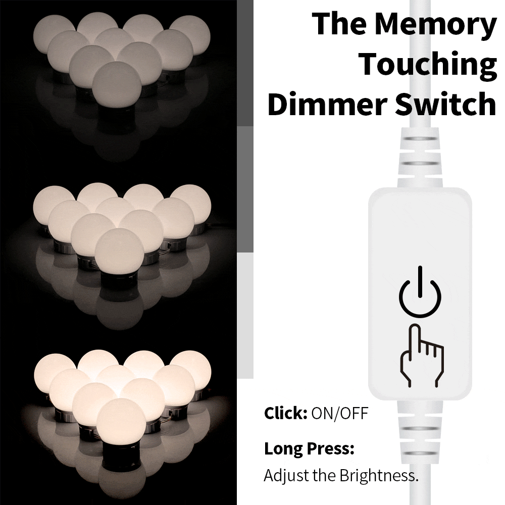 Aplique luz tocador o espejo maquillaje - Imagen 2