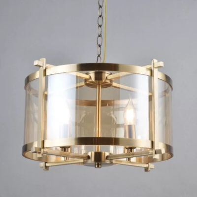 Vintage restaurante candelabros de iluminación Led accesorios cadena colgante 4 bombillas salón dormitorio cafetería lámpara colgante Loft Deco