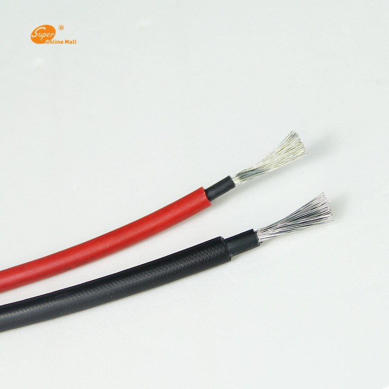 Rollo cable de 5 metros rojo o negro para instalaciones energia solar, sección 4mm, conectores MC4 - Imagen 6