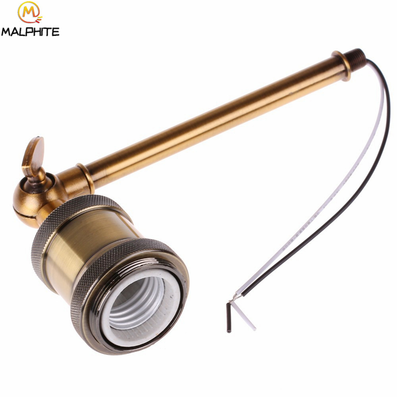 Aplique Retro americano lámparas Vintage para pared, luces para Loft, Bombilla E27, hierro chapado (B) - Imagen 8